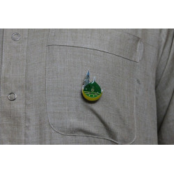 Badge - Gumbad e Khizra (Madina) med lys