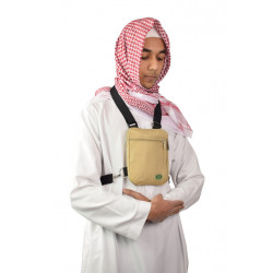 Hajj/umrah tyverisikret nakke- og sidetaske